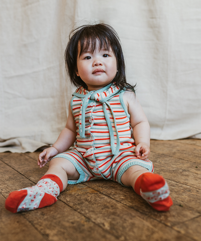 Deck Romper - Aspen Stripe