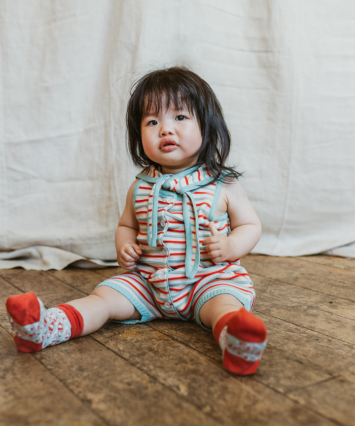 Deck Romper - Aspen Stripe