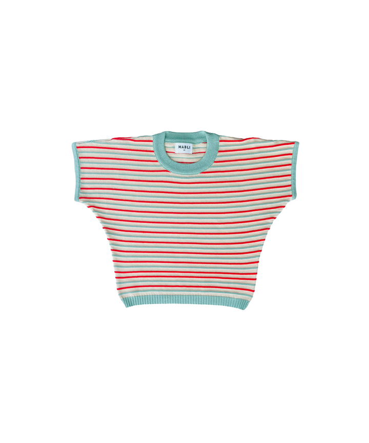 Deck Tee - Aspen Stripe