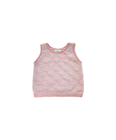 Diamond Vest - Pink Earth