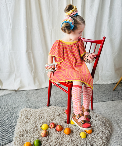 Flutter Dress - Pomegranate