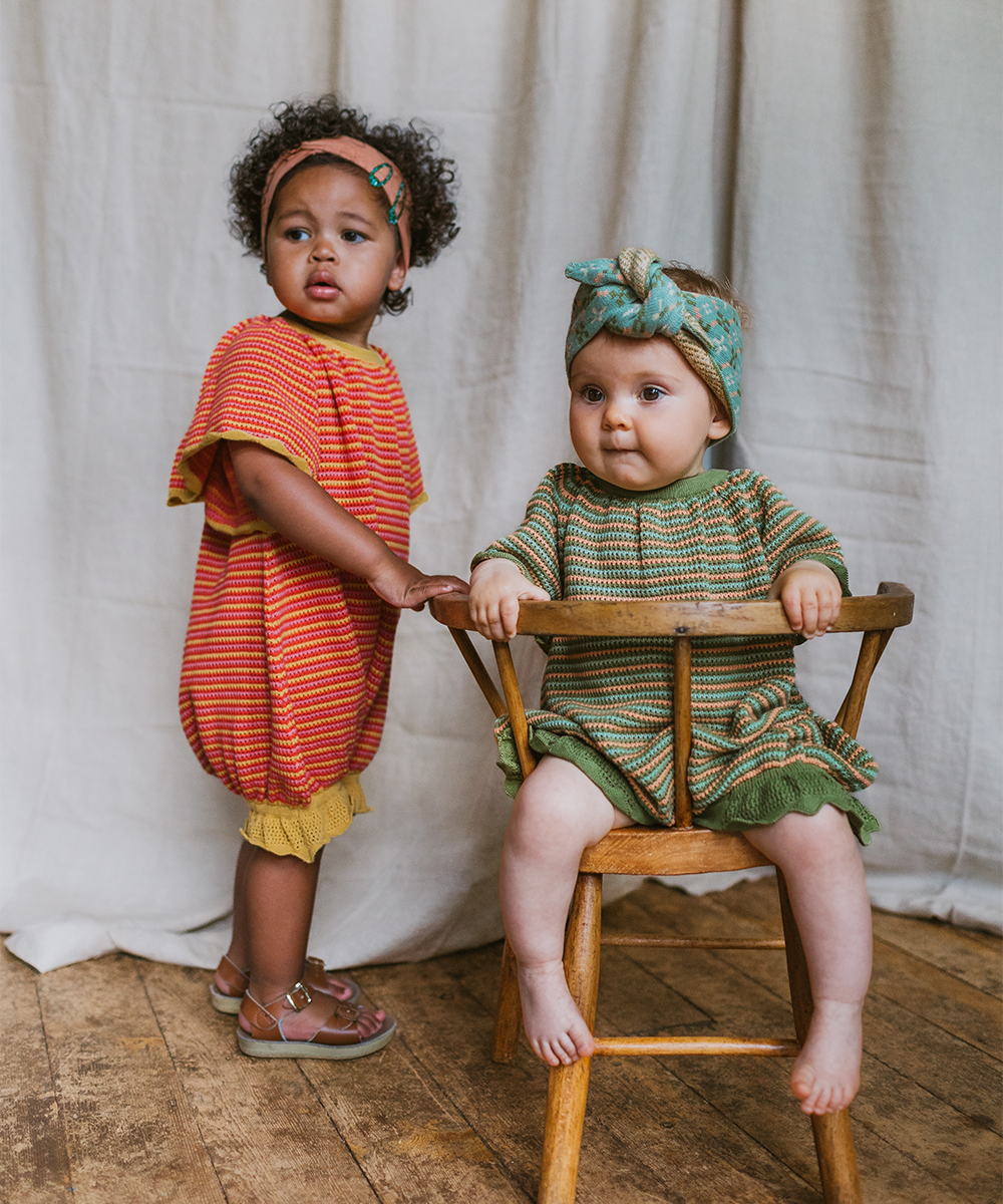 Flutter Romper - Pomegranate