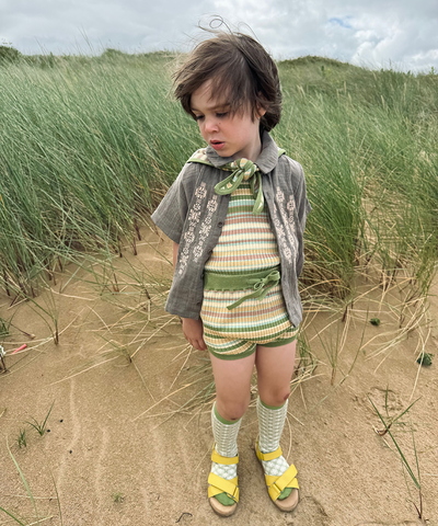 Solva Tee - Meadow Stripe