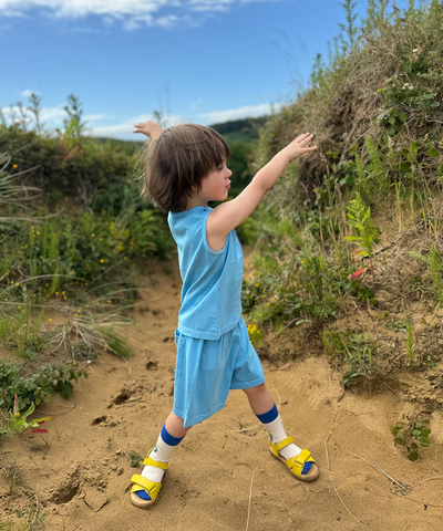 Glan-Y-Mor Shorts - Cerulean Blue