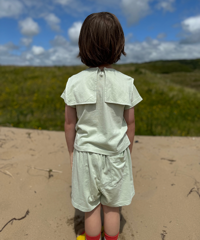 Glan-Y-Mor Tee - Soft Mint