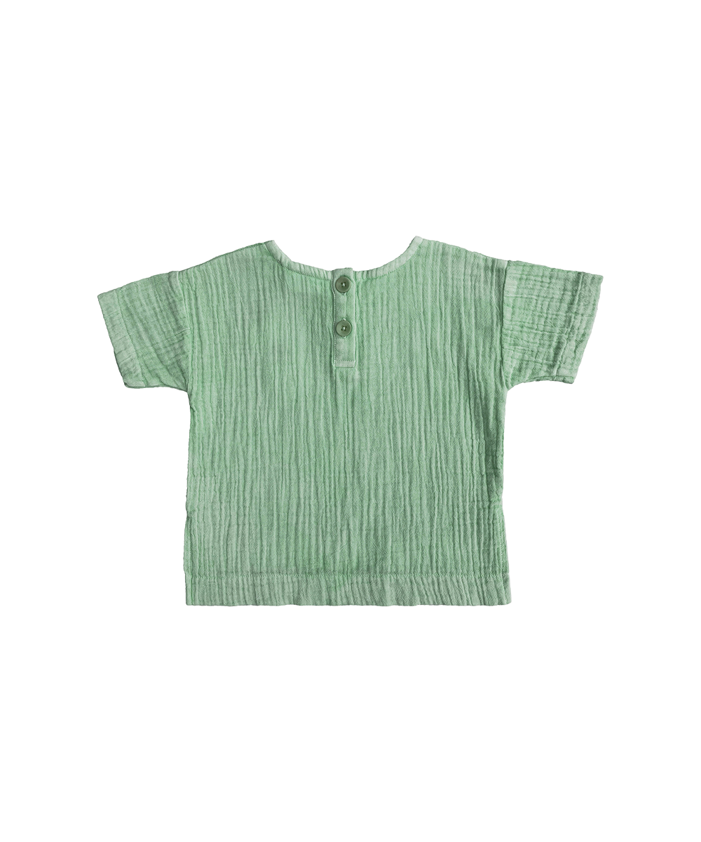 Crinkle Tee - Laurel