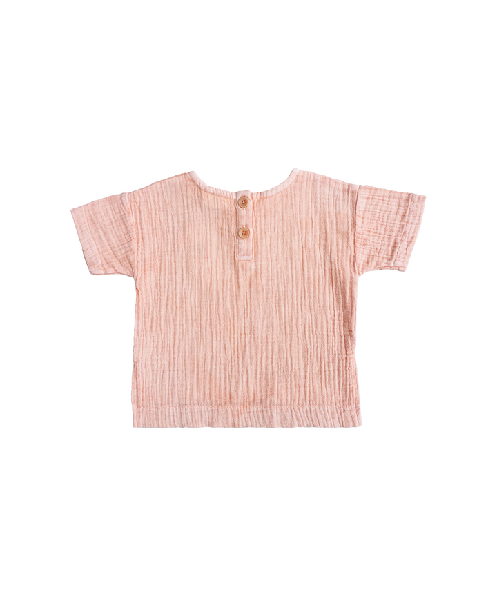Crinkle Tee - Peachy