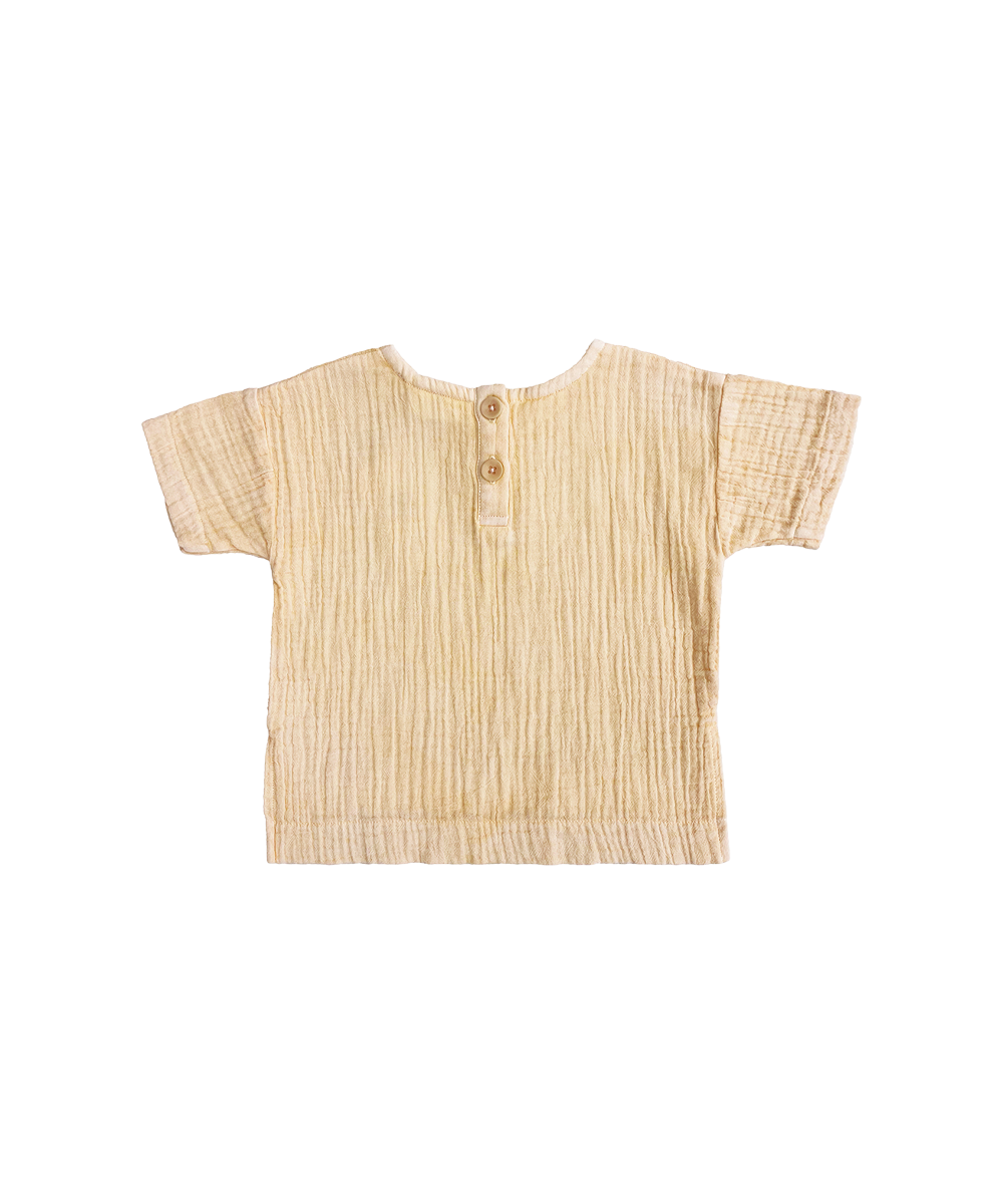 Crinkle Tee - Sandstone