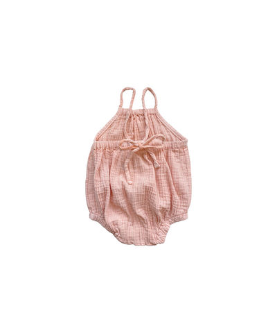 Crinkle Romper - Peachy