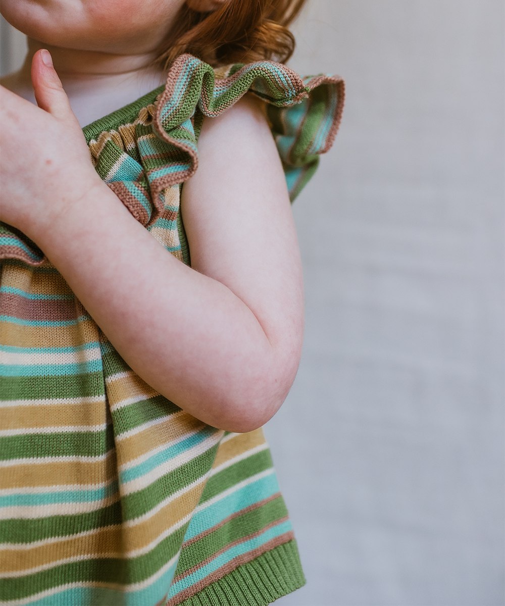 Nerys Vest - Meadow Stripe