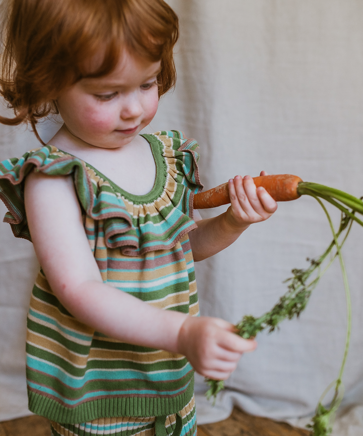 Nerys Vest - Meadow Stripe