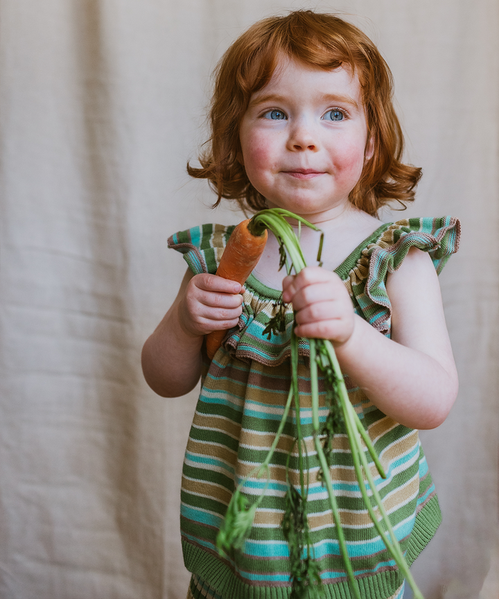 Nerys Vest - Meadow Stripe