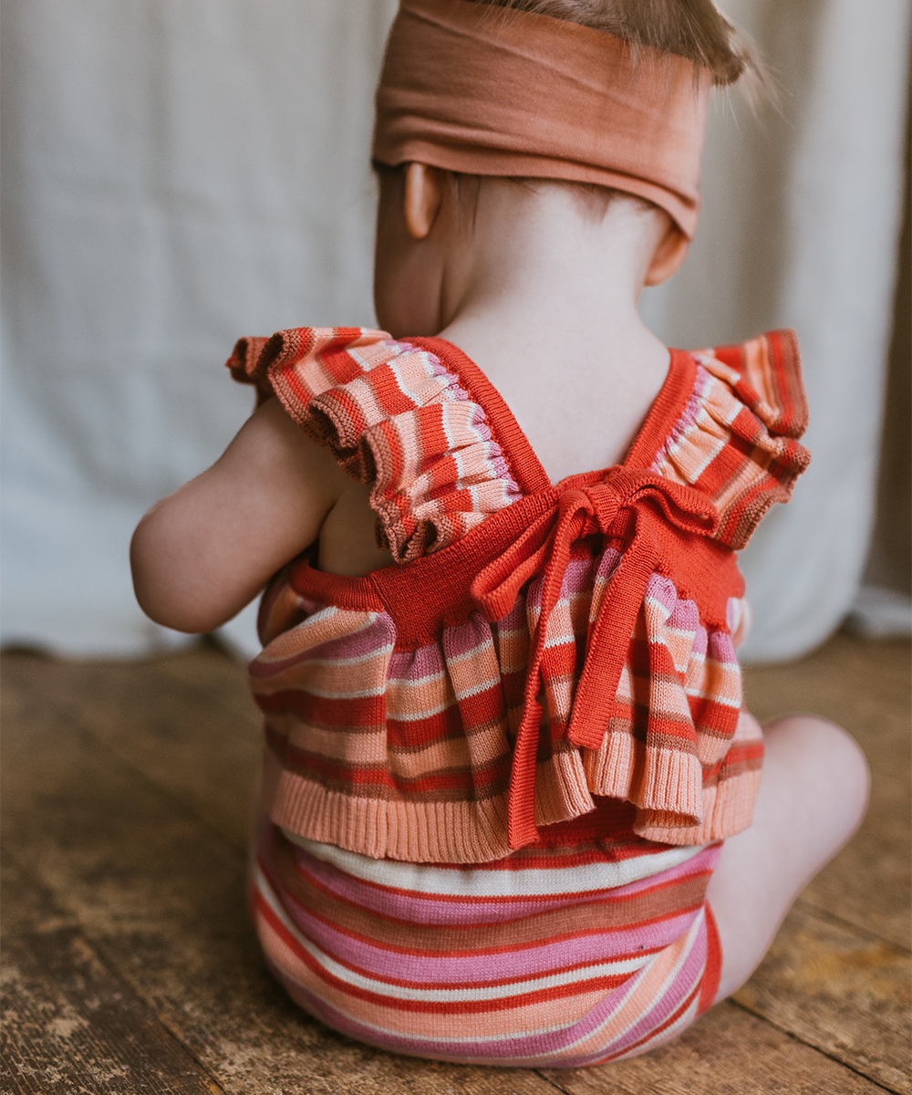 Nerys Bloomers - Rose Garden Stripe