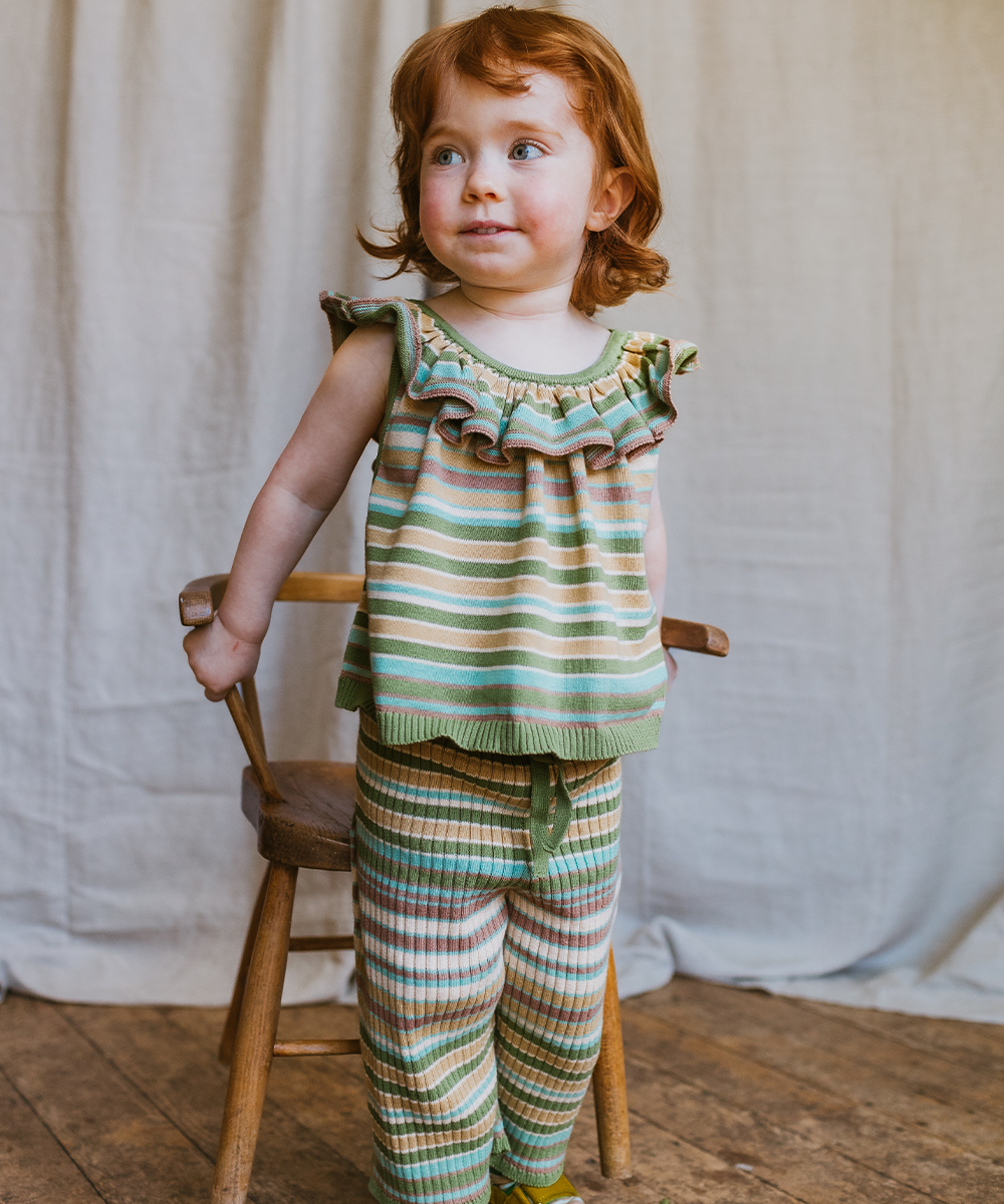 Nerys Vest - Meadow Stripe