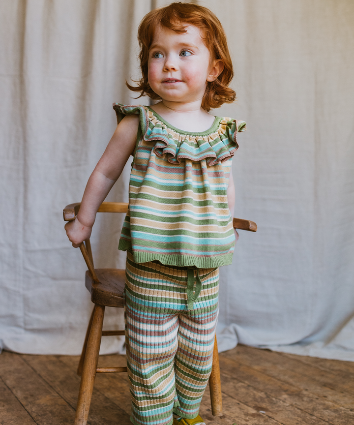 Nerys Vest - Meadow Stripe