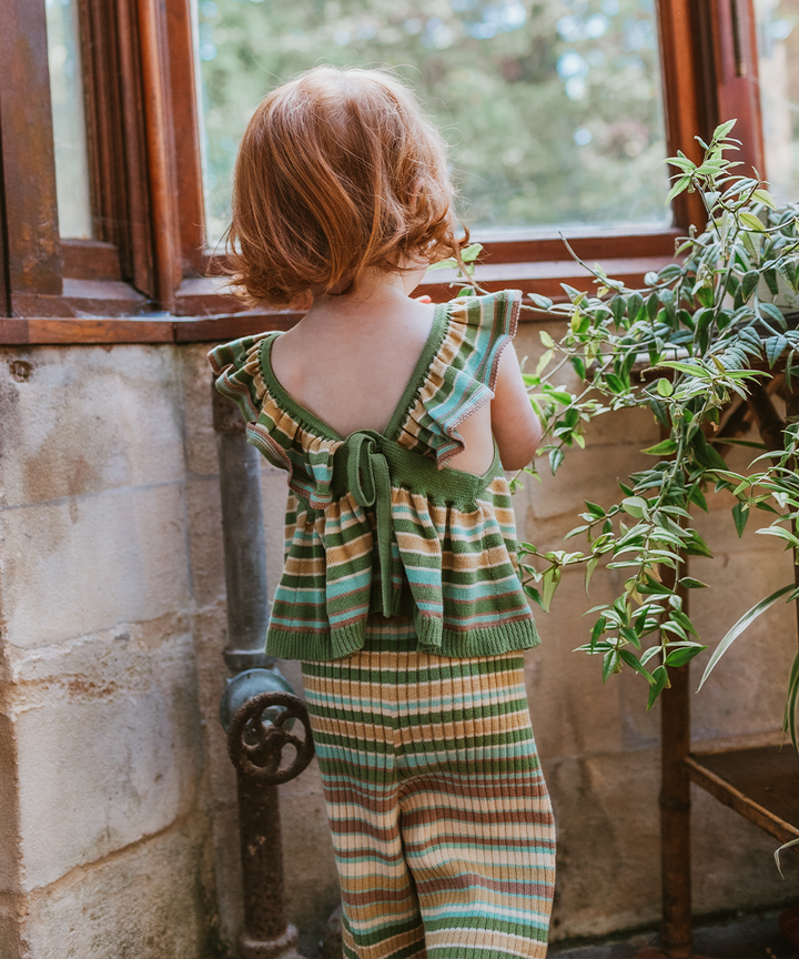 Nerys Vest - Meadow Stripe