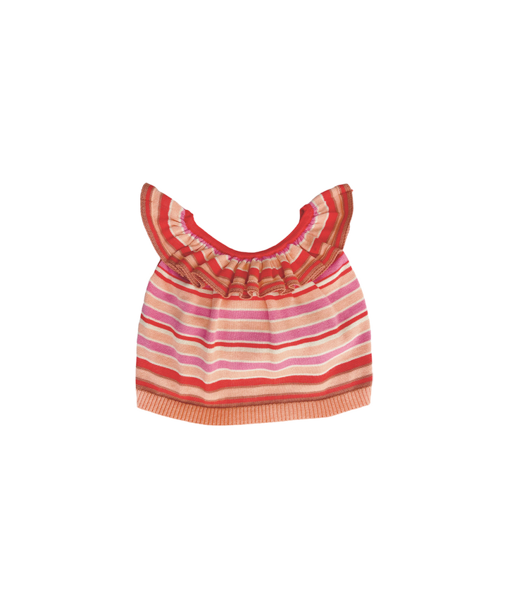 Nerys Vest - Rose Garden Stripe
