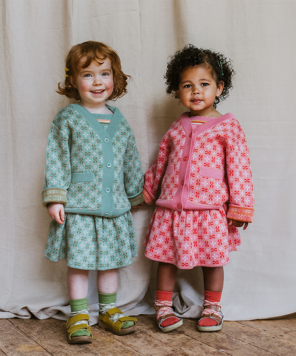 Petal Baby Skirt With Bloomers - Rose