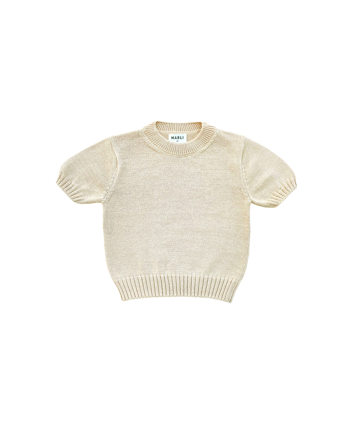 Sail Tee - Oatmilk  - Organic Cotton &amp; Cashmere