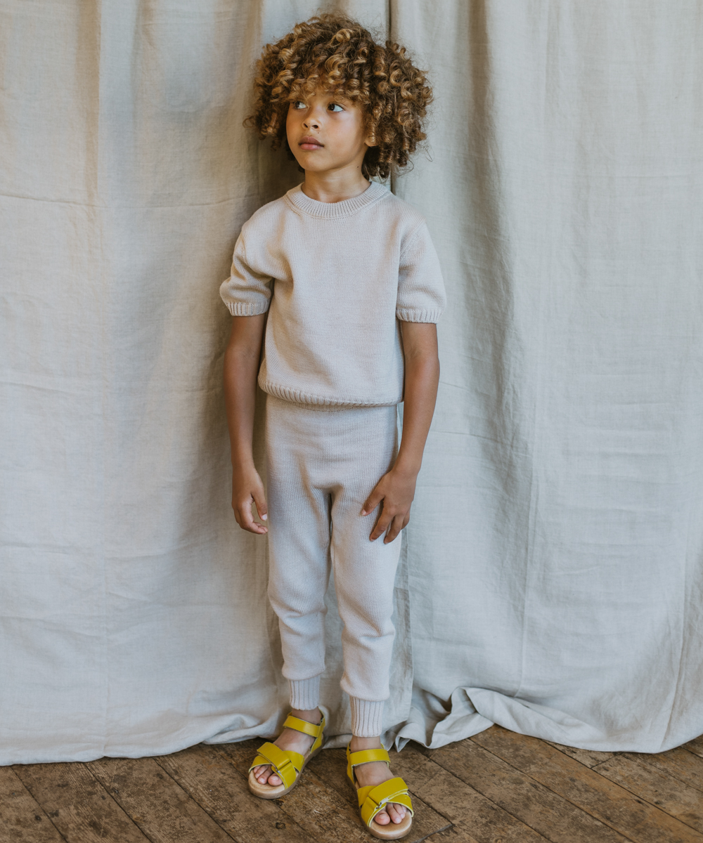 Sail Pants - Oatmilk  - Organic Cotton &amp; Cashmere