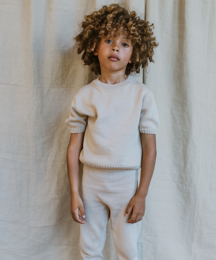 Sail Pants - Oatmilk  - Organic Cotton &amp; Cashmere