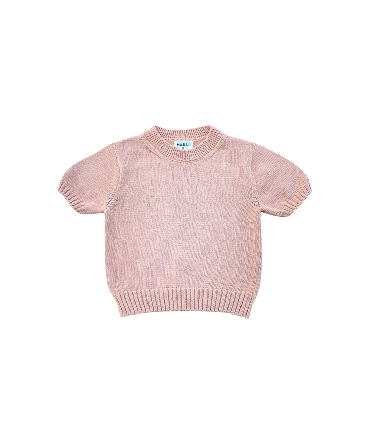 Sail Tee - Pink Earth  - Organic Cotton &amp; Cashmere