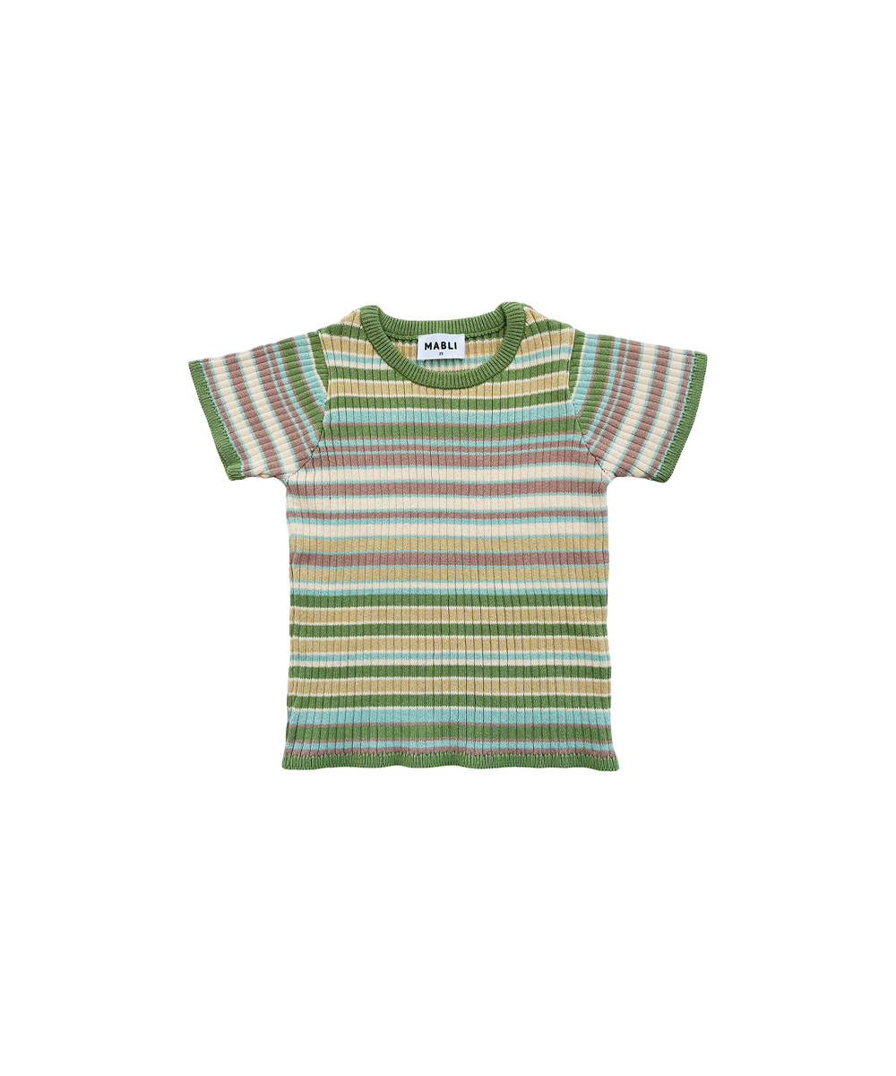 Solva Tee - Meadow Stripe