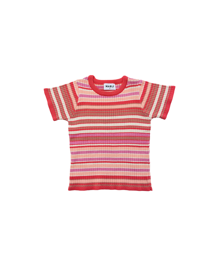 Solva Tee - Rose Garden Stripe