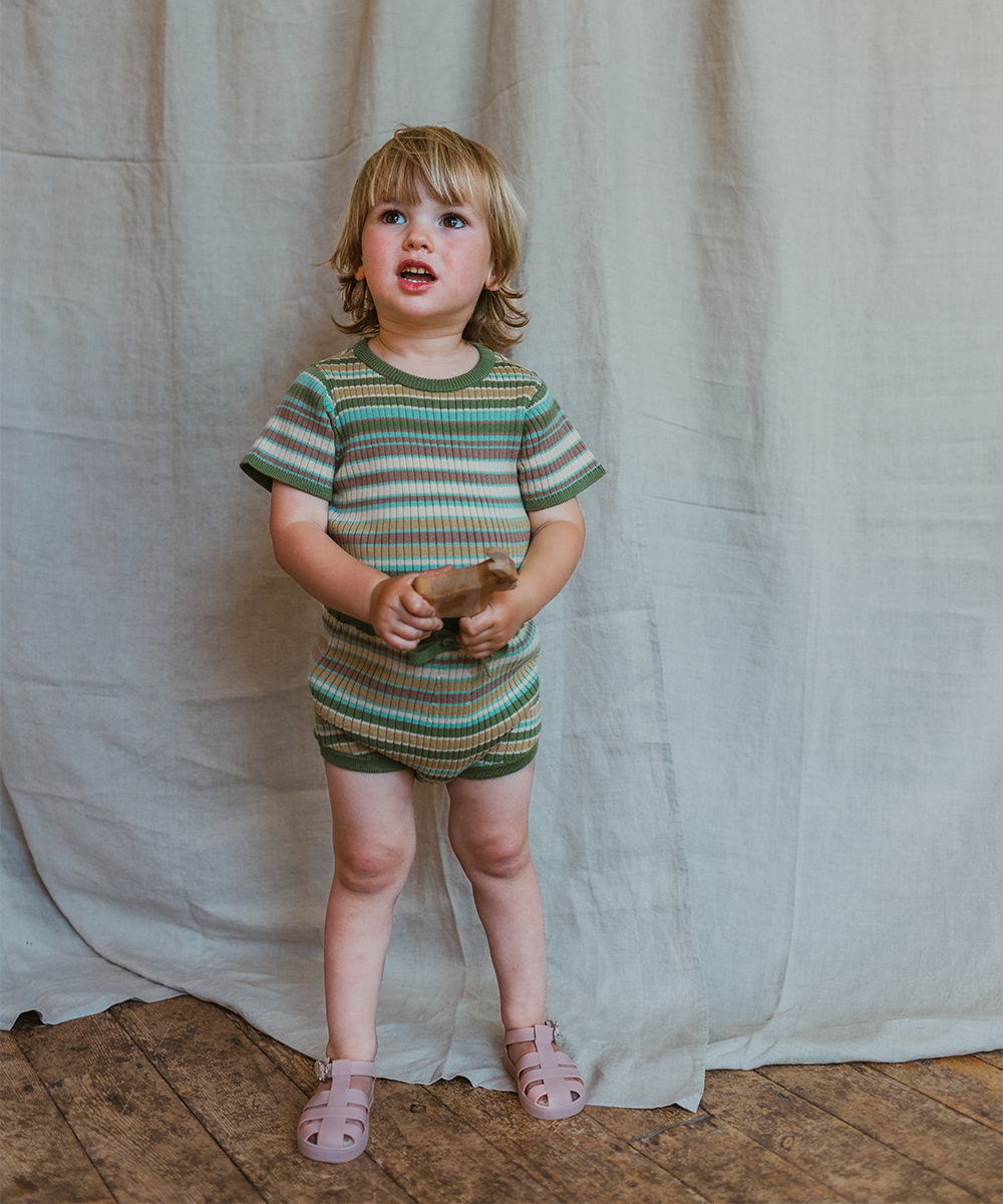 Solva Tee - Meadow Stripe