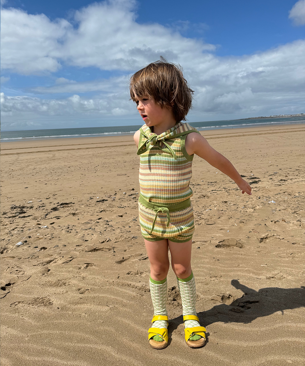 Solva Vest - Meadow Stripe