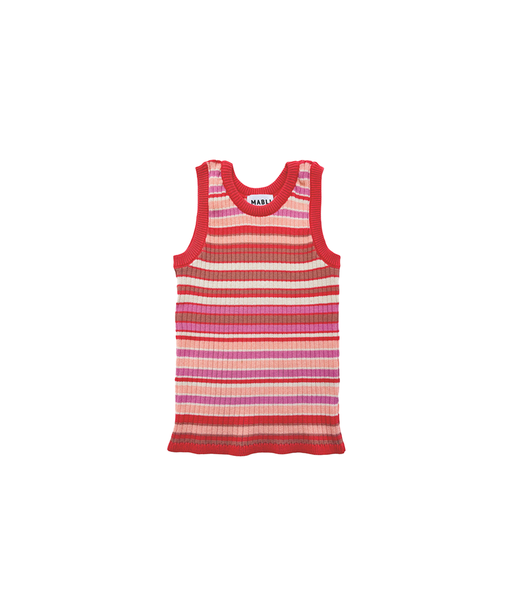 Solva Vest - Rose Garden Stripe