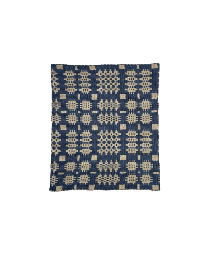 Carthen Merino Tube Scarf  - Denim / Wheat
