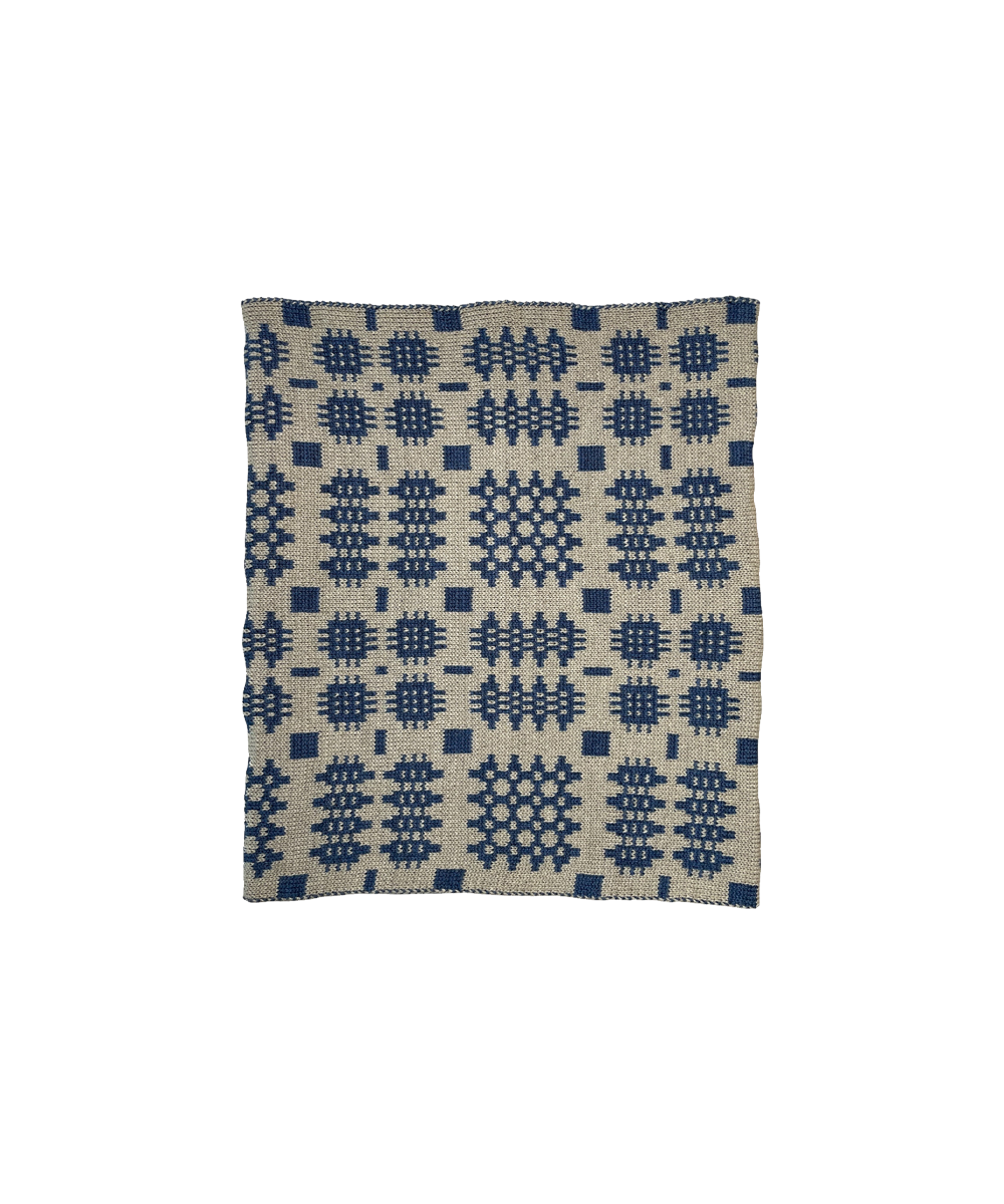 Carthen Merino Tube Scarf  - Denim / Wheat