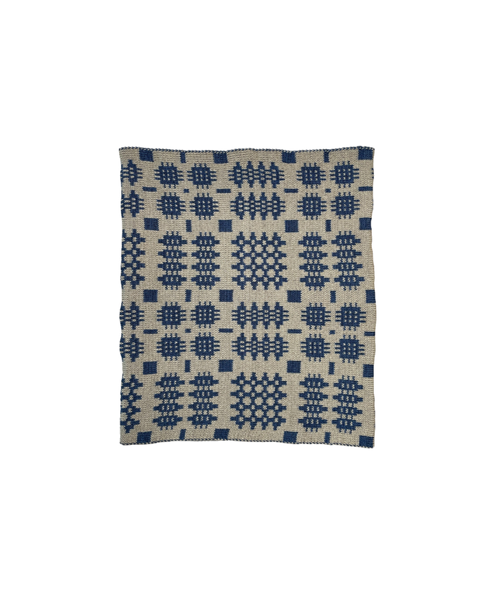 Carthen Merino Tube Scarf  - Denim / Wheat