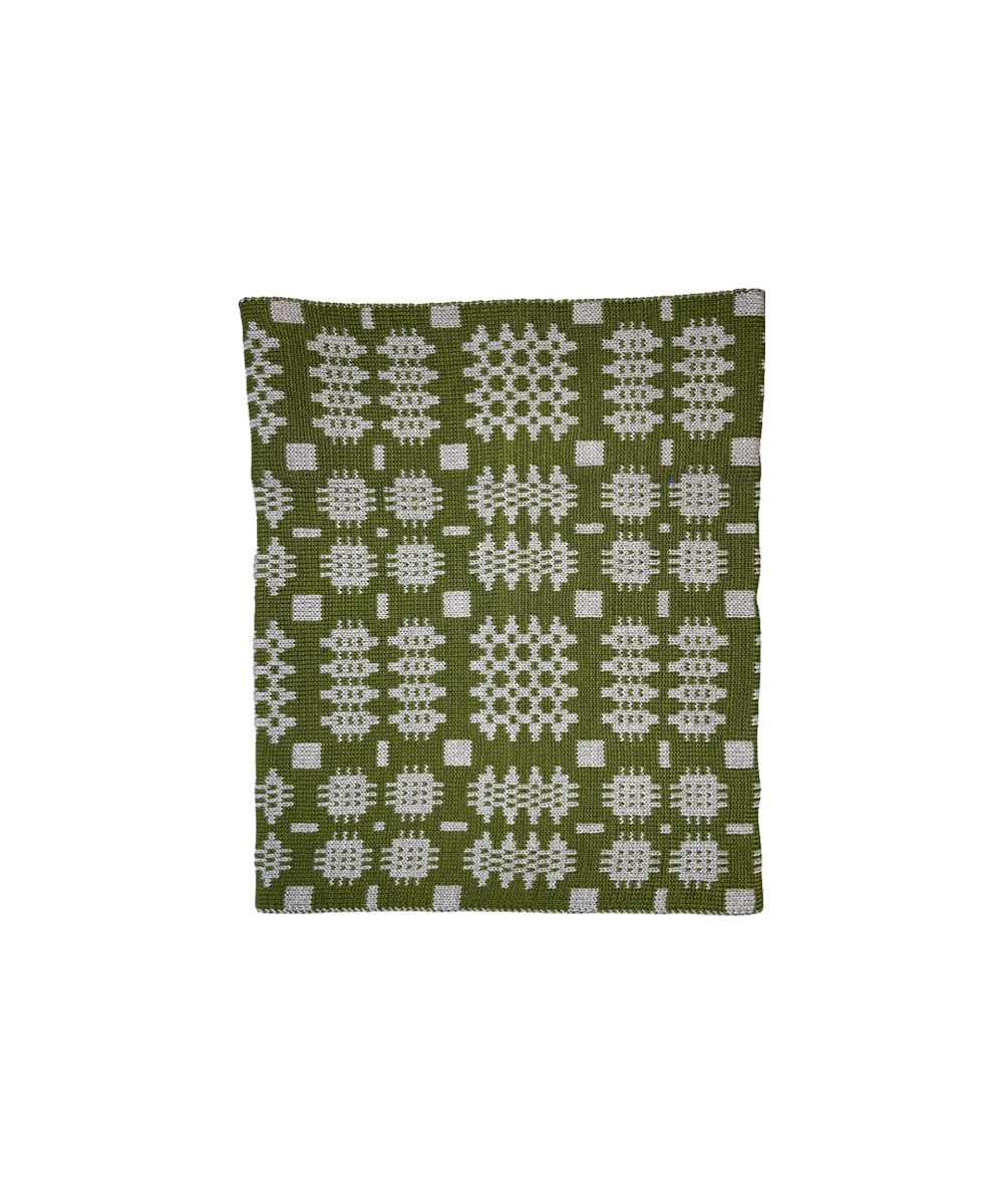 Carthen Merino  Tube Scarf  - Lichen / Wheat