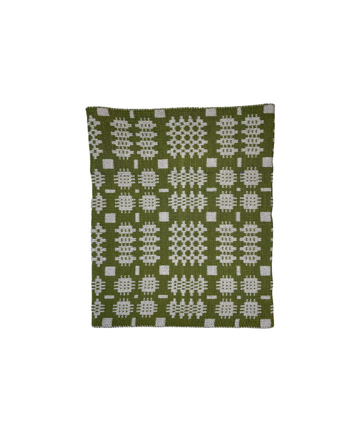 Carthen Merino  Tube Scarf  - Lichen / Wheat