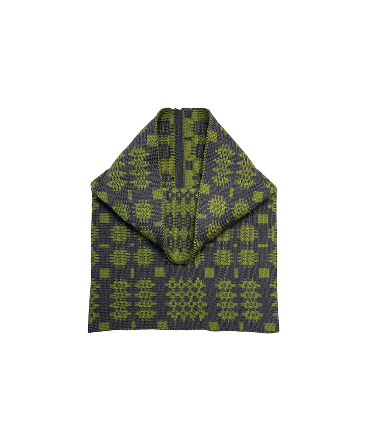 Carthen Merino Tube Scarf  - Umber / Lichen