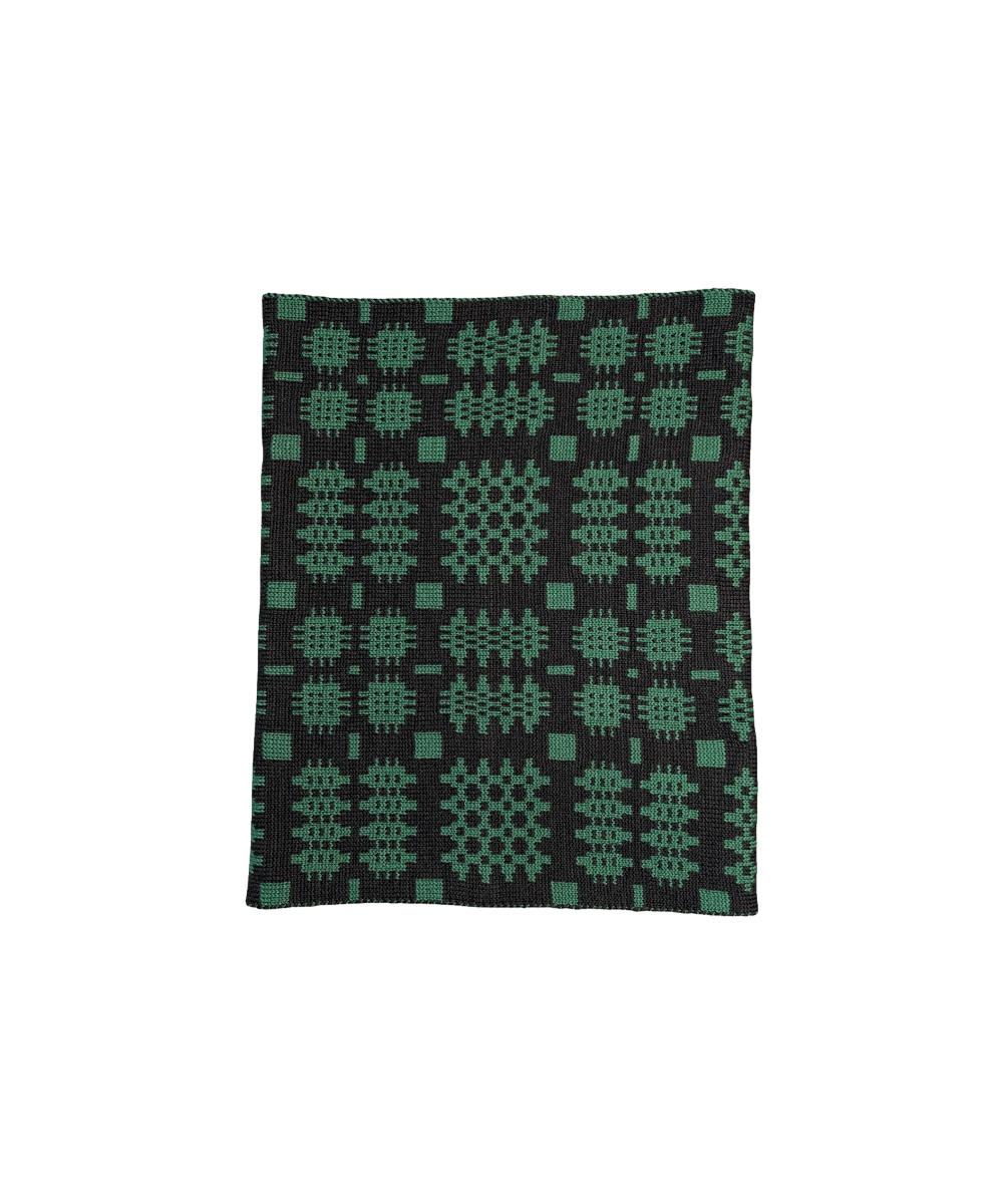 Carthen Merino Tube Scarf  - Umber / Malachite