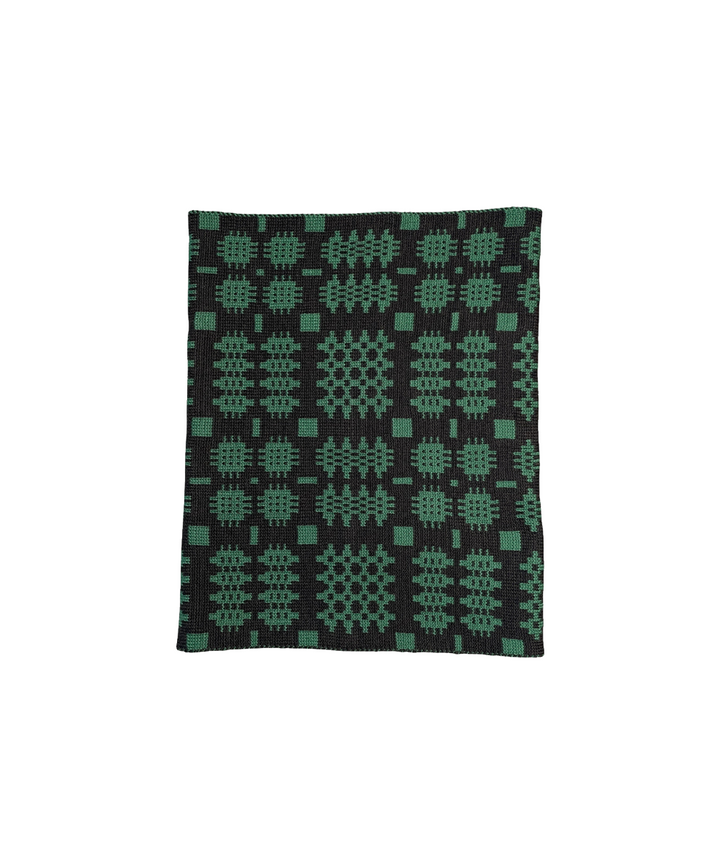 Carthen Merino Tube Scarf  - Umber / Malachite
