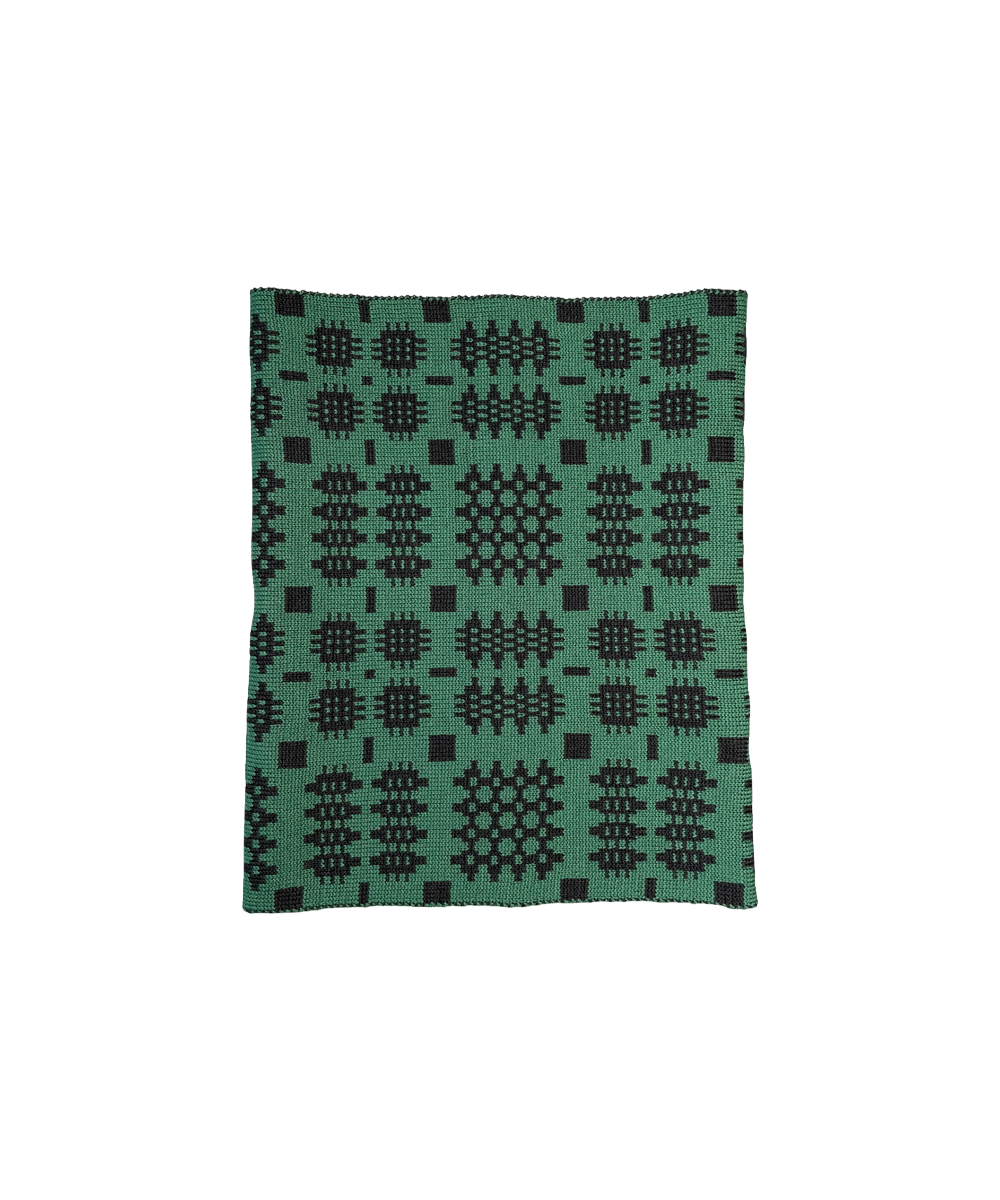 Carthen Merino Tube Scarf  - Umber / Malachite
