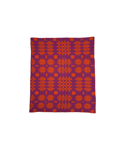 Carthen Tube Scarf  - Violet / Pumpkin