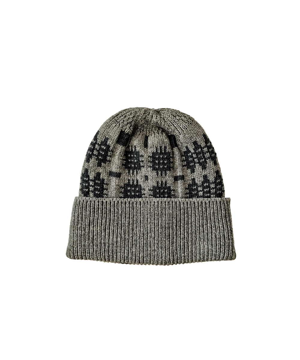 Men's Carthen Lambswool Beanie - Shrew / Ink