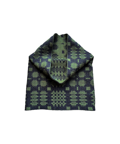 Carthen Tube Scarf  - Pea Green / Ink