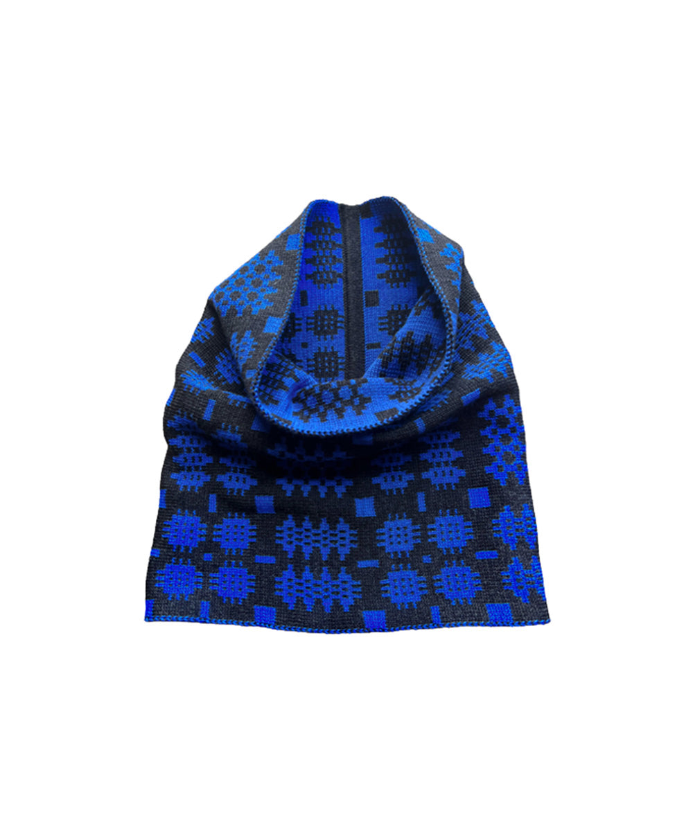 Carthen Tube Scarf  - Soot / Klein Blue