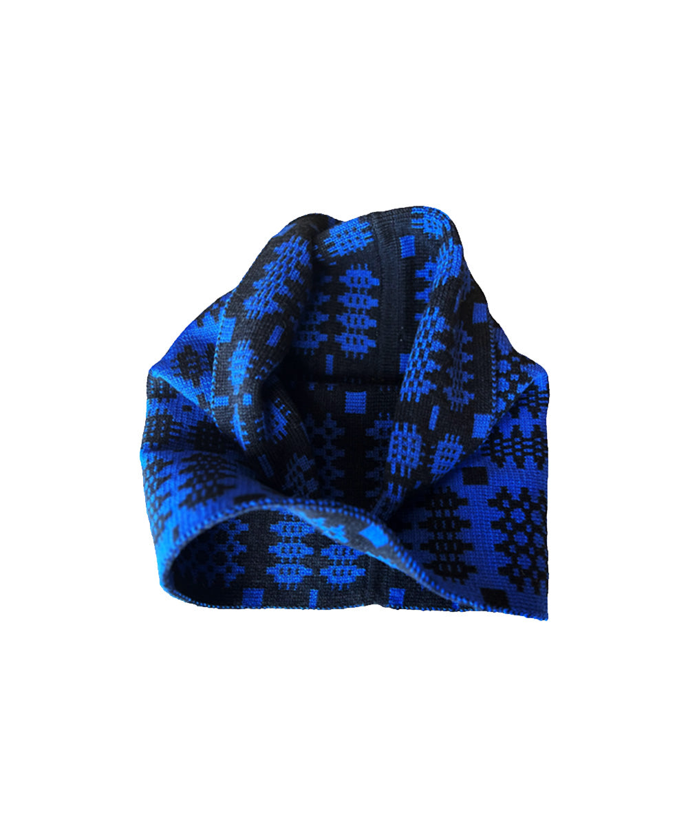 Carthen Tube Scarf  - Soot / Klein Blue