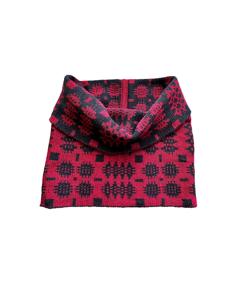 Carthen Tube Scarf  - Winter Berries / Soot