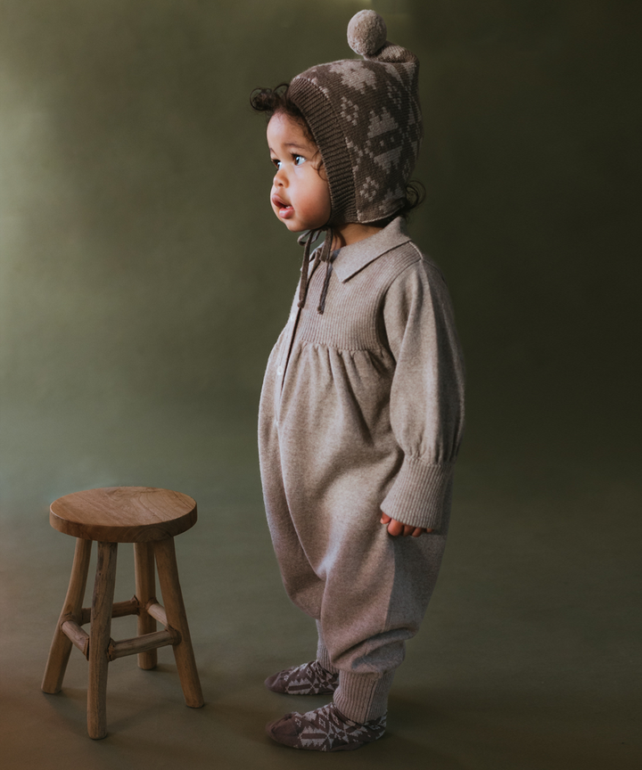 Artist Romper - Wheat
