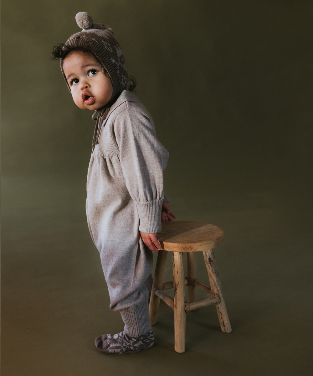 Artist Romper - Wheat