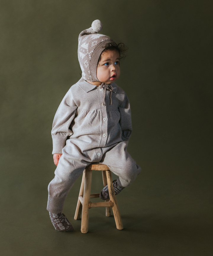 Artist Romper - Wheat