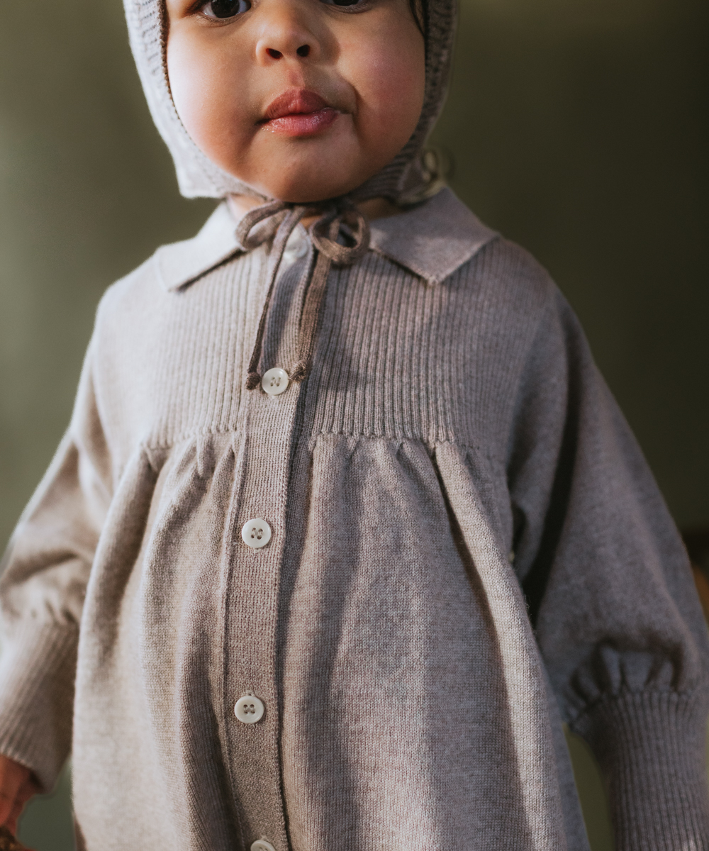 Artist Romper - Wheat – MABLI Artist Romper - Wheat – MABLI